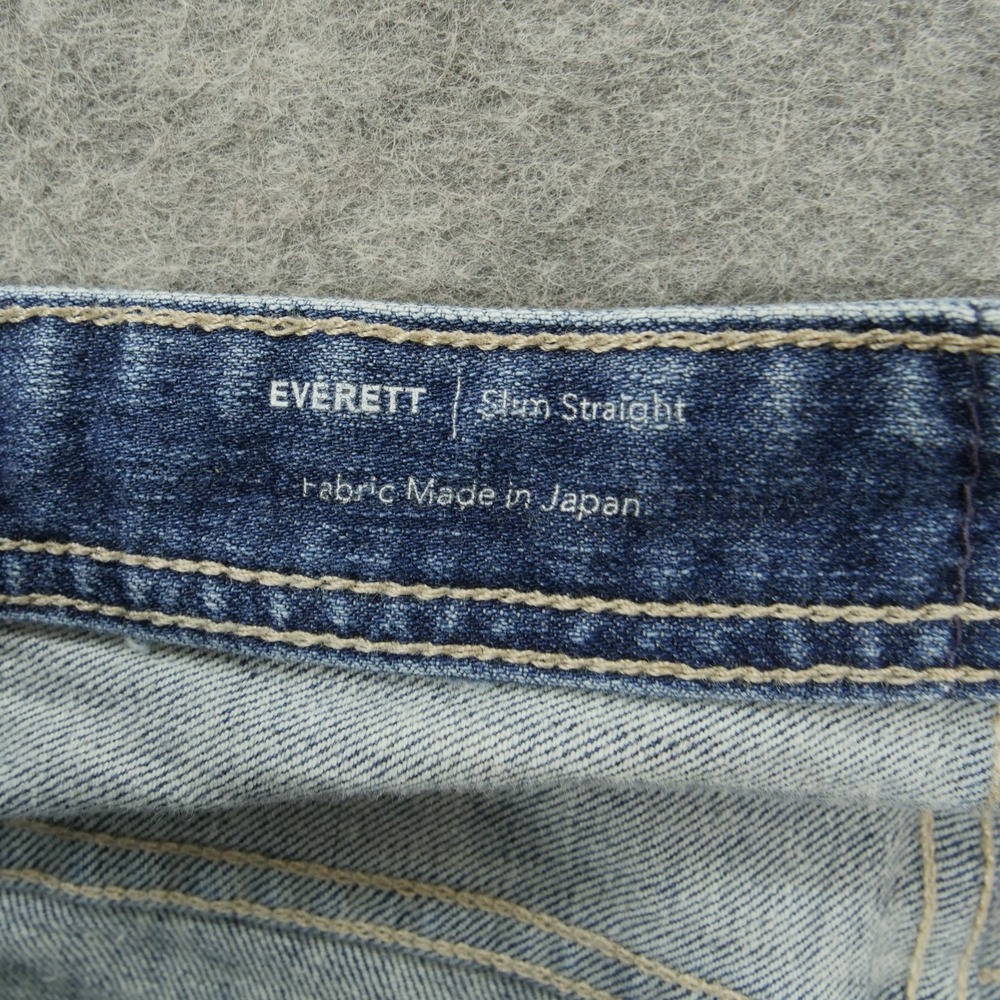 Adriano Goldschmied Jeans Mens 36 Blue Everett Slim Straight Japan Denim - Picture 4 of 11